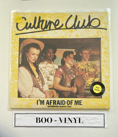 Culture Club “I'm Afraid Of Me (Extended Dance Mix)” 1982 Uk 12” Single NM -NM