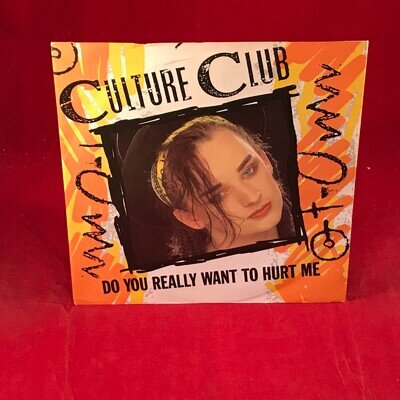 CULTURE CLUB Do You Really Want To Hurt Me 1982 UK 7" Vinyl Single original 45 G