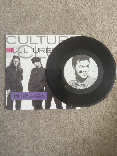 CULTURE CLUB - Move Away 7" - VS 845 - 1986 UK Jon Moss label