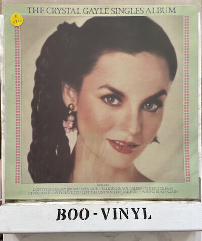 Crystal Gayle - The Singles Album - UAG30287 LP Record NM / EX CONDITION