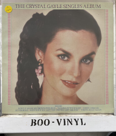 Crystal Gayle - The Singles Album - UAG30287 LP Record Ex / Ex Condition