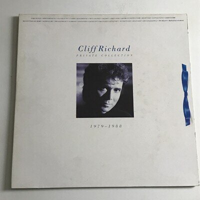 Cliff Richard - Private Collection (1979 - 1988) Double LP - CRTV 30 EX/EX