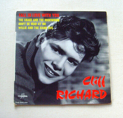 Cliff Richard & The Shadows - Fall In Love With You EP - 1960 COLUMBIA (VG/VG+)