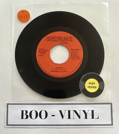 Rhonda Clark - Sugar 7” Soul Funk Vinyl Record US Import Ex Condition