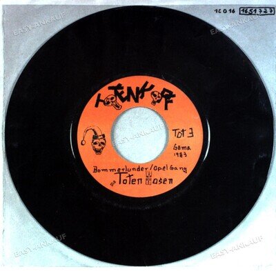 Die Toten Hosen - Bommerlunder / Opel Gang 7" (VG) .