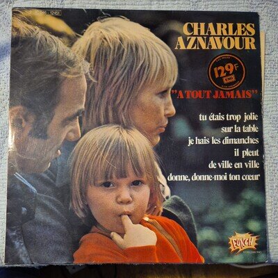 LP Charles Aznavour: A Tout Jamais 12" record (C 046 12451) VG/VG+ (6249)