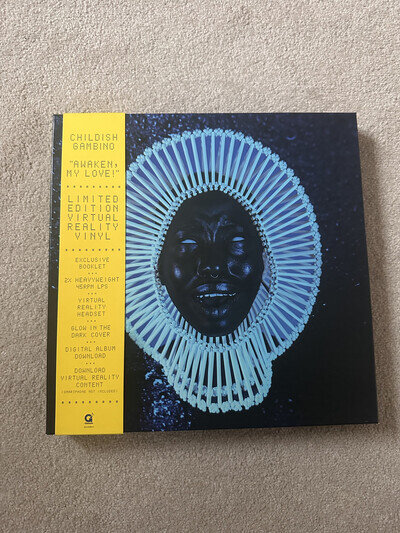 Childish Gambino Awaken, My Love 2016 Vinyl 2LP Box Set Virtual Reality