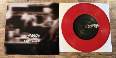 Converge / Coalesce Among The Dead We Pray For Light Red 7” Vinyl Rare OOP