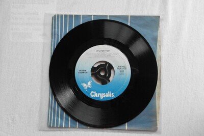 ROBIN TROWER IT'S FOR YOU CHRYSALIS RECORDS US IMPORT 7" VINYL SINGLE RECORD