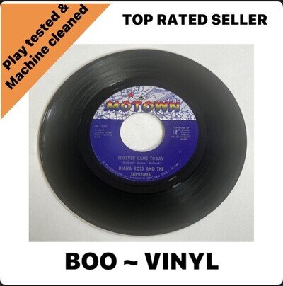 Diana Ross and the Supremes Forever Came Today Motown M1122 7'' Record EX/M