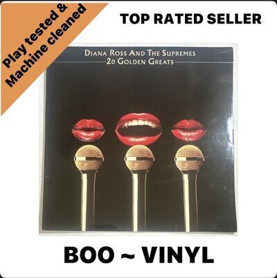 Diana Ross and the Supremes 20 Golden Greats Vinyl LP Record NM / NM