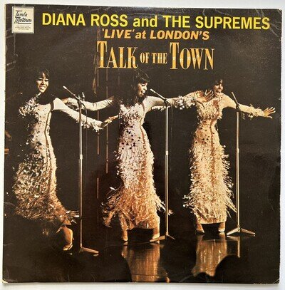 Diana Ross & The Supremes : Live At London's Talk Of The Town 1968 UK LP VG+/VG+