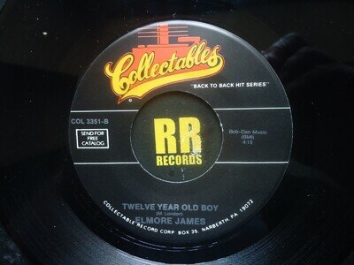 ELMORE JAMES - TWELVE YEAR OLD BOY US COLLECTABLES BLUES