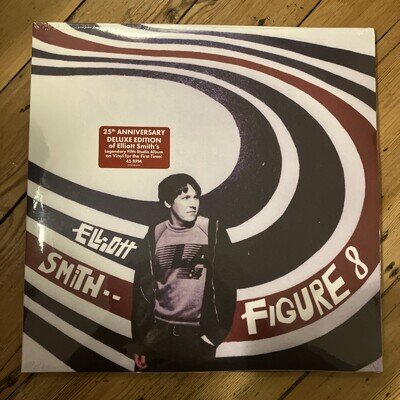 Elliott Smith Vinyl, Figure 8 25th Anniversary, Red, Black and White 3LP SEALED