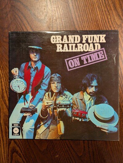 Grand Funk Railroad - On Time - 12" Vinyl Record Album LP 1969 E-ST 307 Misprint