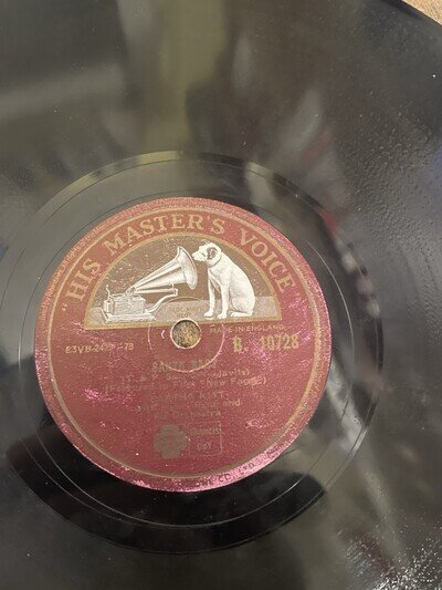 CHRISTMAS 78 EARTHA KITT SANTA BABY UK HMV B 10728 SCARCE