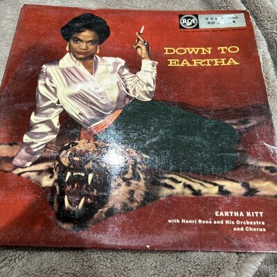 Eartha Kitt Down To Eartha LP Album Vinyl Record RD-27084 RCA -Victor