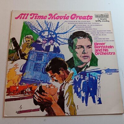 Elmer Bernstein And His Orchestra All Time Movie Greats 1972 VINYL LP / EX FAST