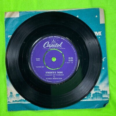 Elmer Bernstein, the Jazz at Waldo's/Staccato’s Theme 7’ Vinyl Single Records