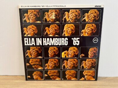 ELLA FITZGERALD - ELLA IN HAMBURG '65. - UK Verve Records 1965 Mono SVLP 1902
