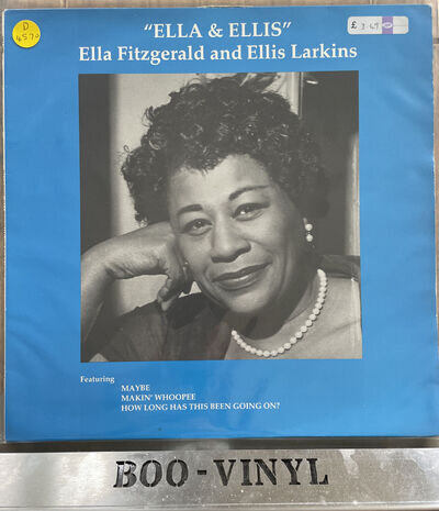 Ella Fitzgerald With Ellis Larkins ‎- LP Vinyl Record Ex / Vg+