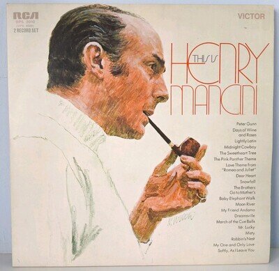 This Is Henry Mancini; Vinyl LP, Double Album, Gatefold, Reissue, 1971, VG +