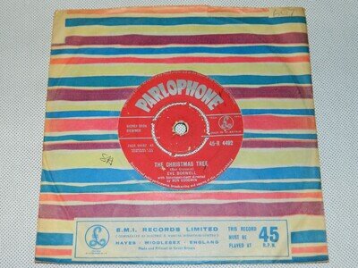 Eve Boswell - The Christmas Tree / Christmas Lullaby (1958 UK Parlophone 7") F/G