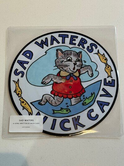 Nick Cave - Sad Waters 7” Picture Disc NEW MINT Ltd Ed Very Rare