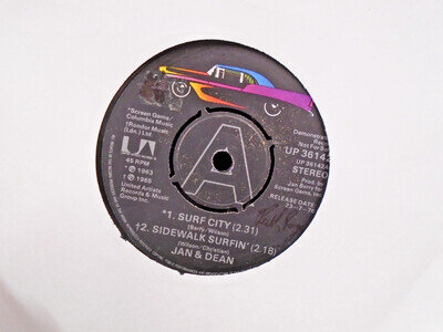 JAN AND DEAN 4 HIT TRACK MAXI SINGLE " UK SILVER SPOTLIGHT DEMO EX+ COND.