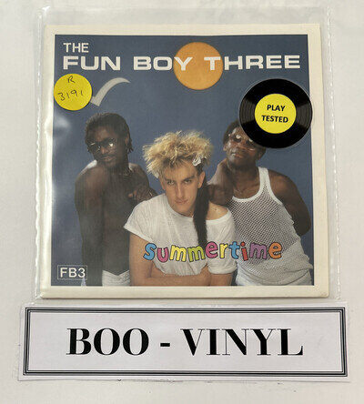 The Fun Boy Three – Summertime – 7" Vinyl Single Ska Reggae EX / EX Condition