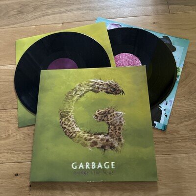 Garbage RARE Strange Little Birds Double Gatefold Vinyl Etched Side D Excellent