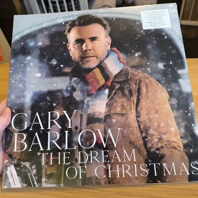 2021 Gary Barlow The Dream Of Christmas LP Vinyl Record White Marble. New Sealed