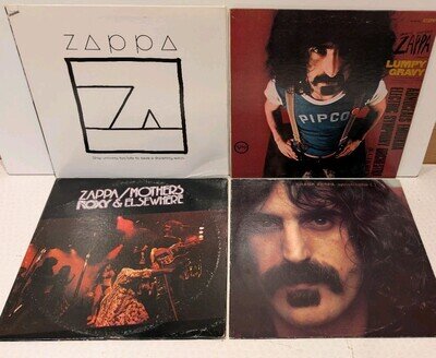 FRANK ZAPPA..SUPERB! SET OF 4 N/MINT VINYL LP JOBLOT COLLECTION