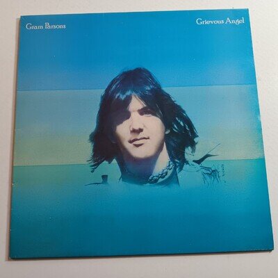 Gram Parsons / Grievous Angel 1974 REPRESS VINYL LP COUNTRY ROCK EX £5 FLAT POST