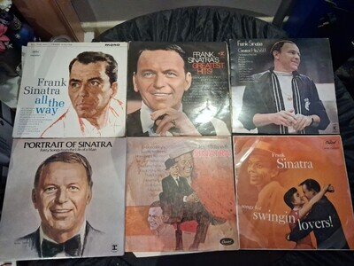 Frank Sinatra Vinyl LP Records Job Lot Easy Listening Crooner