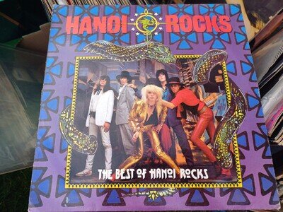 Hanoi Rocks - The Best of, original 1985 vinyl LP