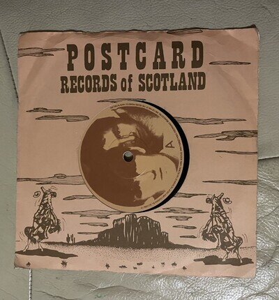 THE GO-BETWEENS I Need Two Heads 7" 45 Postcard 1980 Robert Forster 1980 tan slv