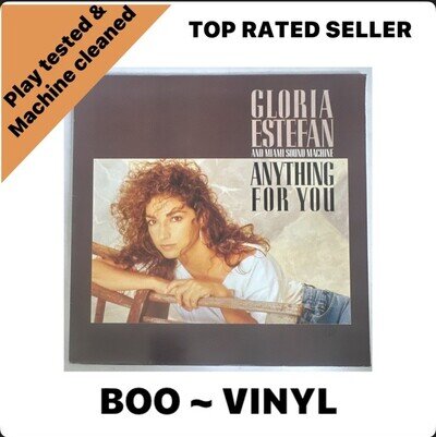 Gloria Estefan Miami Sound Machine Anything For You Lp Vinyl Record EX / EX