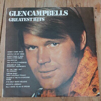 GLEN CAMPBELL - Glen Campbells Greatest Hits (1971) Capitol UK LP