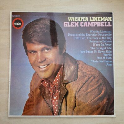 Glen Campbell - 12" Vinyl - Wichita Lineman (NR 5043) (VG+)