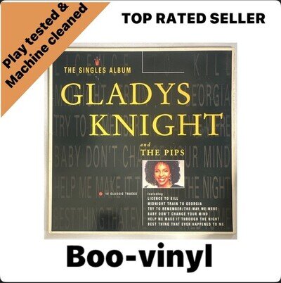 Gladys Knight & The Pips~ The Singles Album 1985 Polygram Vinyl Record EX/EX