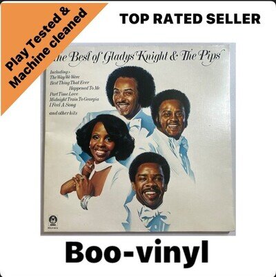 Gladys Knight & The Pips The Best Of LP Vinyl Album 1976 BDLH5013 Buddah EX~ VG+