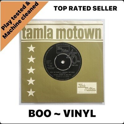 Gladys Knight & The Pips ~Help Me Make It Through The Night 7" Single Vinyl EX/M