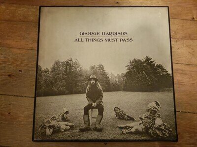 George Harrison 1970 3LP Box Set All Things Must Pass Vinyl 1U Matrix UK Apple