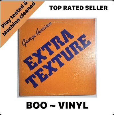 George Harrison - Extra Texture UK PAS 10009 + Inner Pop Rock LP Record EX / VG