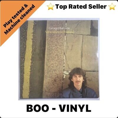George Harrison Somewhere In England LP Album Vinyl Record K56870 - EX/EX