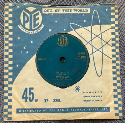 ETTA JAMES - FOOL THAT I AM rare UK 1961 / SOUL / R&B / MOD / SOLID LABEL /MINT-