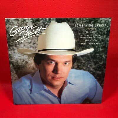 GEORGE STRAIT Something Special 1986 UK vinyl LP You're record to me the chair