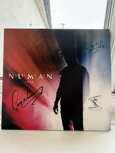 Gary Numan 1,000 3xLP Live Vinyl Signed by Gary, Steve & Tim New / Unplayed