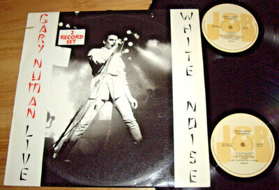 GARY NUMAN *OZ Press 2 x LP ' GARY NUMAN LIVE - WHITE NOISE ' 1985 VGC+